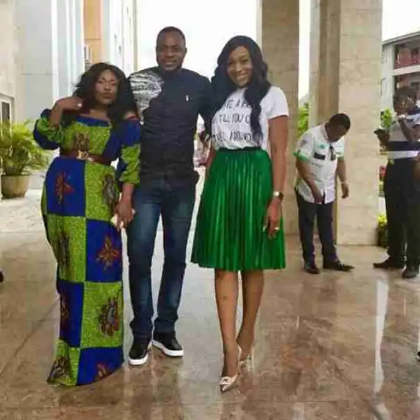 Odunlade Adekola, Uche Jombo And Ebube Nwagbo Pictured Together